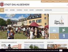 Tablet Screenshot of gau-algesheim.de