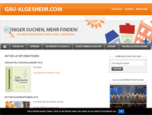 Tablet Screenshot of gau-algesheim.com